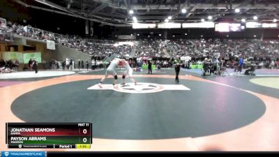 170 lbs Quarterfinal - Jonathan Seamons, Nampa vs Payson Abrams, Madison