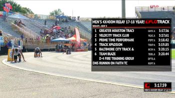 Boys' 4x400m Relay, Finals 9 - Age 17-18