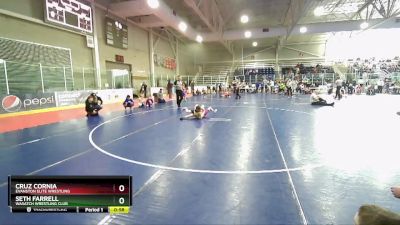 71 lbs Champ. Round 1 - Seth Farrell, Wasatch Wrestling Club vs Cruz Cornia, Evanston Elite Wrestling