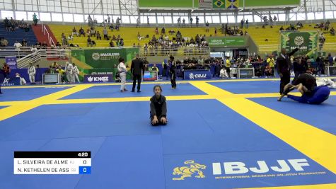 LARA SILVEIRA DE ALMEIDA vs NICOLLY KETHELEN DE ASSIS E SILV 2024 Brasileiro Jiu-Jitsu IBJJF