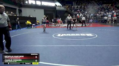 103 lbs Semifinal - Charlie Connors, Alber Athletics WC vs Nicholas Marchese, Crystal Lake Wizards WC