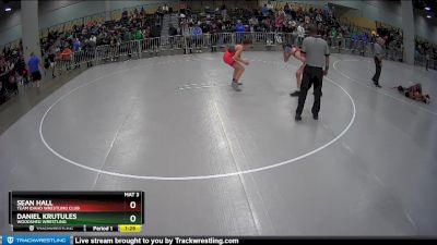 126 lbs Champ. Round 4 - Daniel Krutules, Woodshed Wrestling vs Sean Hall, Team Idaho Wrestling Club