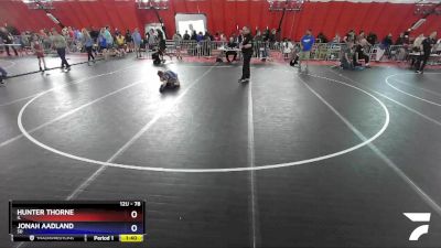 78 lbs Cons. Round 3 - Hunter Thorne, IL vs Jonah Aadland, SD