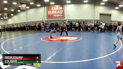 53 lbs Quarterfinal - Paxton Stollings, Highlands Wrestling Club vs Kyle Savage, Scanlan Wrestling Academy