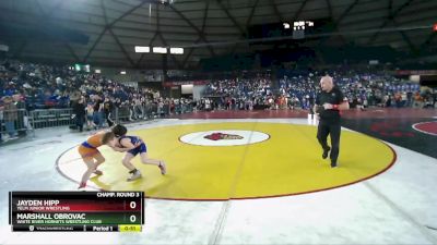 71 lbs Champ. Round 3 - Jayden Hipp, Yelm Junior Wrestling vs Marshall Obrovac, White River Hornets Wrestling Club