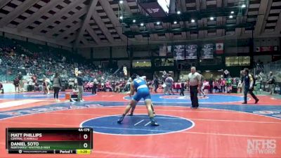 4A-175 lbs Quarterfinal - Matt Phillips, Central (Carroll) vs Daniel Soto, Northwest Whitfield High