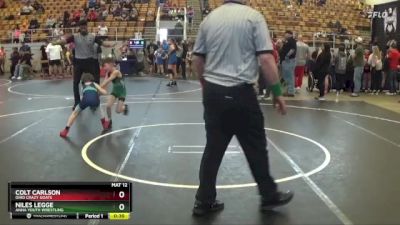 53 lbs 1st Place Match - Niles Legge, Anna Youth Wrestling vs Colt Carlson, Ohio Crazy Goats