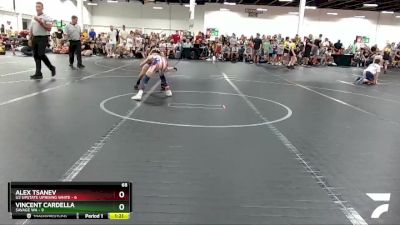 68 lbs Round 1 (8 Team) - Vincent Cardella, Savage WA vs Alex Tsanev, U2 Upstate Uprising White