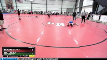 96 lbs Rd# 3 12:00pm Friday - Ezra Ledlow, Terps XPress vs Nickolas Valencia, Team New Mexico