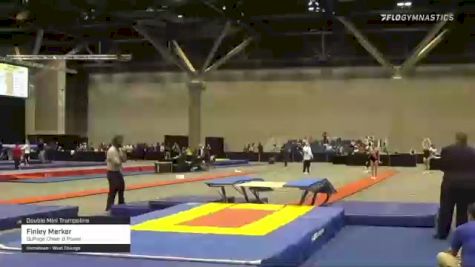 Finley Merker - Double Mini Trampoline, DuPage Cheer & Power - 2021 USA Gymnastics Championships