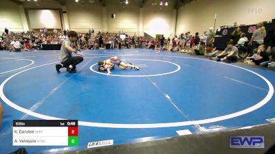 63 lbs Rr Rnd 1 - Kanaan Gandee, North DeSoto Wrestling Academy vs Andrew Veloquio, Dark Cloud Wrestling Club