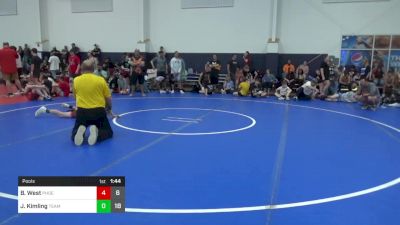 102 lbs Pools - Bentley West, Phoenix W.C. vs Julien Kimling, Team Gotcha