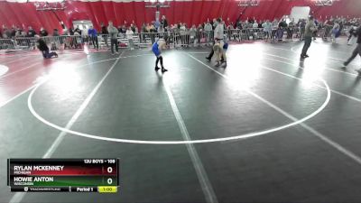 108 lbs Quarterfinal - Rylan McKenney, Michigan vs Howie Anton, Wisconsin