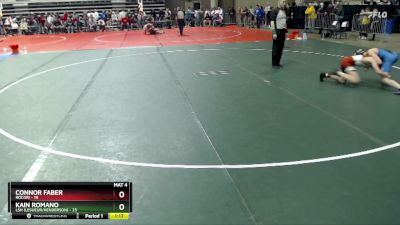 95 lbs Cons. Round 1 - Kain Romano, LSH (LeSueur/Henderson) vs Connor Faber, Rocori