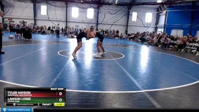 Elite 174 lbs Cons. Round 2 - Tyler Haydon, Wisconsin-Whitewater vs Lawson Losee, Upper Iowa