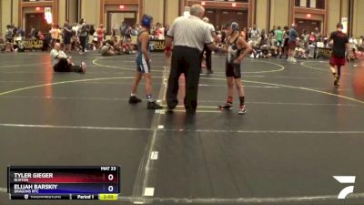 75 lbs Round 1 - Elijah Barskiy, Dragons RTC vs Tyler Gieger, Buxton