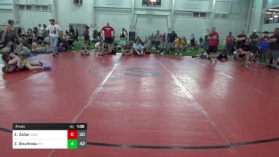 96 lbs Final - Eddie Zeller, Ohio Gold 24K vs Zach Boudreau, Pit Crew