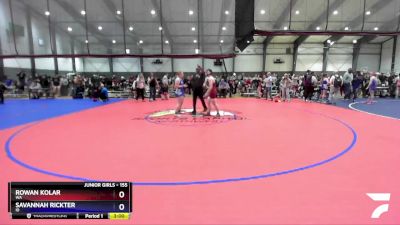 155 lbs Round 1 - Rowan Kolar, WA vs Savannah Rickter, ID