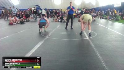 190 lbs Finals (2 Team) - Blaine Chrisman, Team Shutt vs Broden Bingle, Alpha Elite