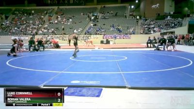 106 lbs Quarterfinal - Roman Valera, Trinity (Louisville) vs Luke Cornwell, Ryle