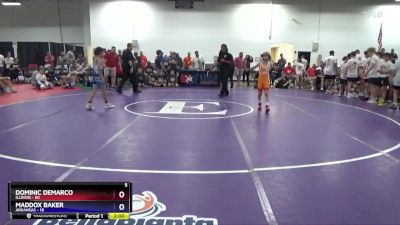 71 lbs Round 1 (16 Team) - Dominic DeMarco, Illinois vs Maddox Baker, Arkansas