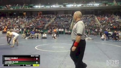 4A 113 lbs Semifinal - Noah Cauble, Piedmont vs Cayden Glass, West Forsyth