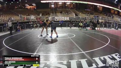 235 lbs Cons. Round 1 - Ani Brown, Matanzas vs Thalia Rodriguez, West Orange (Winter Garden)