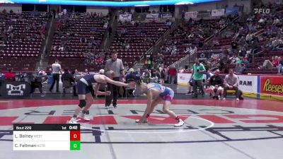 121 lbs Consi Of 8 #1 - Landon Bainey, West Branch vs Cooper Feltman, Notre Dame GP