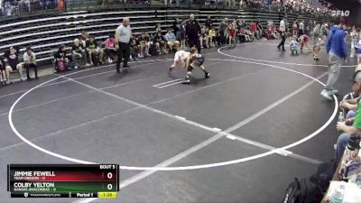 75 lbs Round 2 (6 Team) - Jimmie Fewell, Team Oregon vs Colby Yelton, Kansas Anacondas