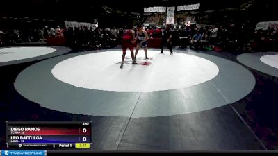 220 lbs Round 1 (16 Team) - Diego Ramos, TCWA vs Leo Battulga, LAWA