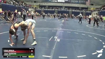 132 lbs Quarterfinal - Cole Trzeciak, North Penn vs Cole Genua, Warhawks Wrestling