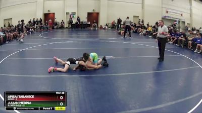 80 lbs Round 3 (6 Team) - Apisai Tabakece, Idaho vs Julian Medina, Illinois Gold