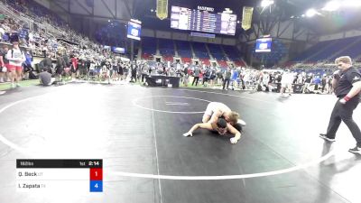 182 lbs Cons 64 #2 - Quayde Beck, Utah vs Isaac Zapata, Texas