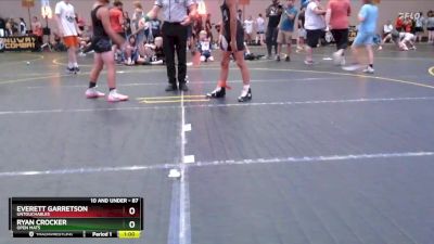 87 lbs Cons. Semi - Everett Garretson, Untouchables vs Ryan Crocker, Open Mats