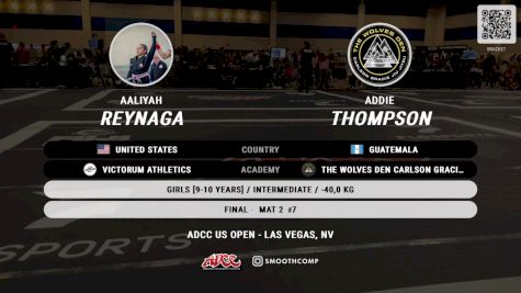 Aaliyah Reynaga vs Addie Thompson T 2024 ADCC Las Vegas Open