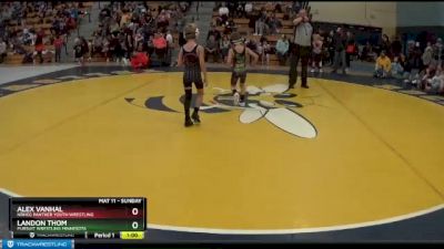 55 lbs Cons. Round 4 - Landon Thom, Pursuit Wrestling Minnesota vs Alex VanHal, NRHEG Panther Youth Wrestling