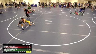 78 lbs Cons. Round 2 - Lorenzo Lovato, Simley Wrestling Club vs Jacob McGuire, Stillwater Area Wrestling