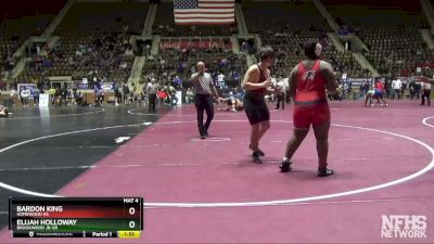 285 lbs Quarterfinal - Bardon King, Homewood Hs vs Elijah Holloway, Brookwood Jr-Sr