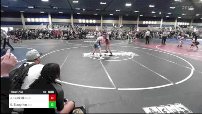 120 lbs Consi Of 32 #1 - James Buck III, Walden Grove vs Evan Slaughter, Bad Boys Wrestling