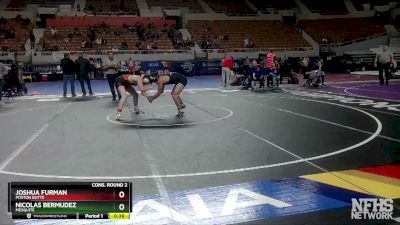 D3-157 lbs Cons. Round 2 - Joshua Furman, Poston Butte vs Nicolas Bermudez, Mesquite