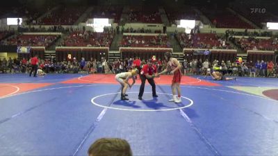 102 lbs Cons. Round 4 - Max Glaser, Dickinson Wrestling Club vs Wyatt Shull, Helena Wrestling Club