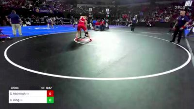 220 lbs Consi Of 32 #2 - Cody Mcintosh, Trinity (NS) vs Charles King, Oak Hills (SS)