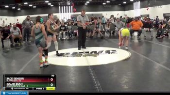 90 lbs Round 1 (8 Team) - Jace Sensor, Olympia (NY) vs Isaiah Bush, Zeus Wrestling Club