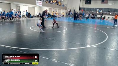 50 lbs Finals (8 Team) - Jaxon Cardinal, K-M vs Sawyer Horton, Centennial