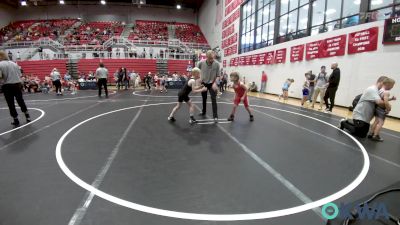 67 lbs Consolation - Ryker Collins, Mustang Bronco Wrestling Club vs Benjamin Whitaker, Pauls Valley Panther Pinners