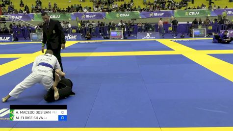 ALANIS MACEDO DOS SANTOS vs MARIA ELOISE SILVA 2024 Brasileiro Jiu-Jitsu IBJJF