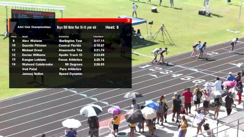 Youth Girls' 800m, Semi-Finals 1 - Age 17-18