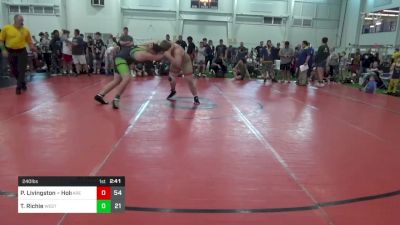 240 lbs Pools - Prosper Livingston - Holmes, Ares W.C. (MI) vs Thomas Richie, West Virginia Wild