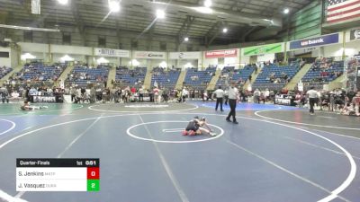 46 lbs Quarterfinal - Sierra Jenkins, Matpac WC vs Joaquin Vasquez, Duran Elite