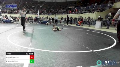 40 lbs Final - Aeryn Jackson, Locust Grove Youth Wrestling vs Kimber Russell, Salina Wrestling Club